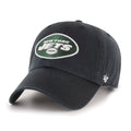 New York Jets NFL 47 Brand Men Black Alternate Clean up Adjustable Hat product image 1, provided for visual reference and