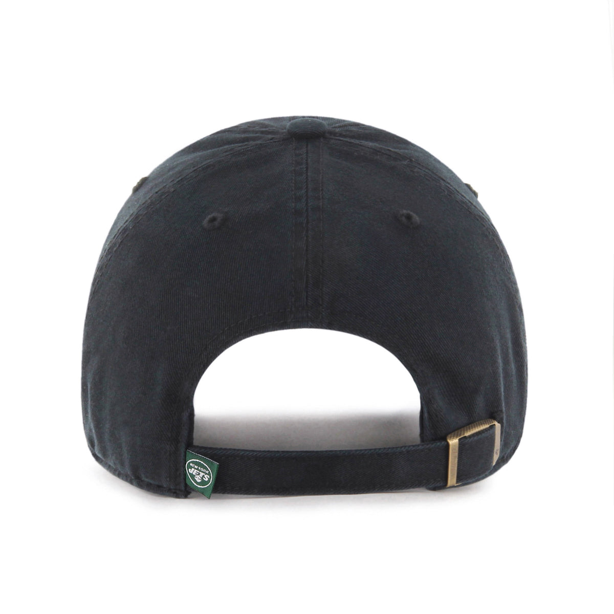 New York Jets NFL 47 Brand Men Black Alternate Clean up Adjustable Hat product image 2, provided for visual reference and