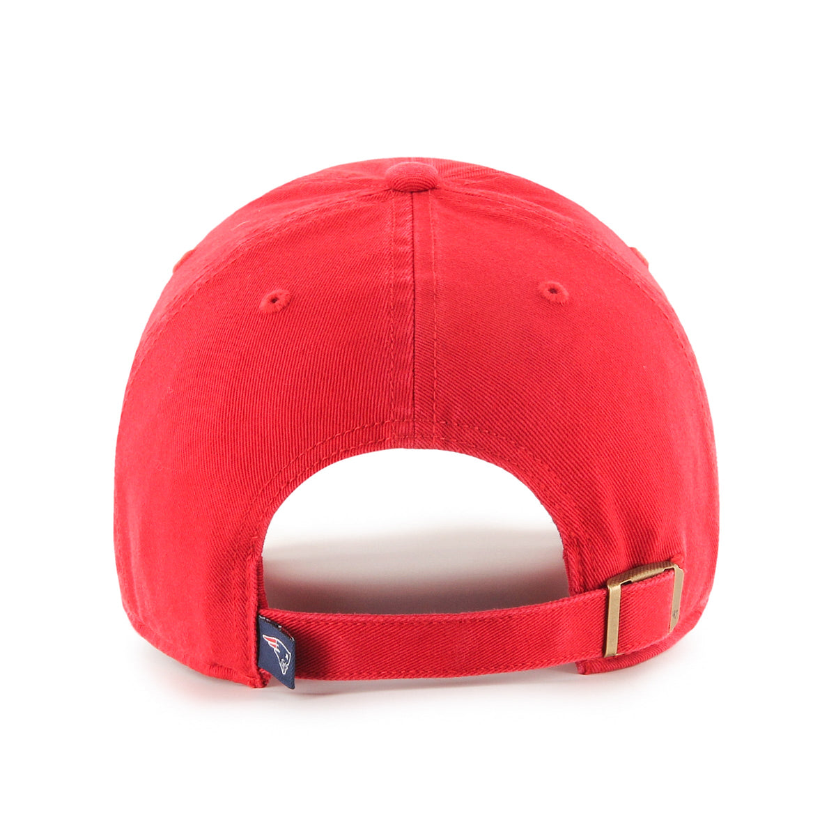New England Patriots NFL 47 Brand Men Red Alternate Clean up Adjustable Hat product image 2, provided for visual reference