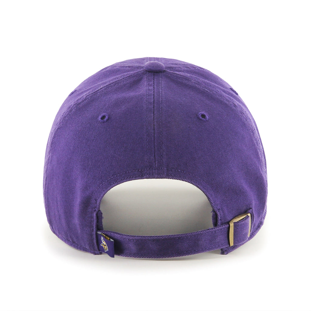 Minnesota Vikings NFL 47 Brand Men Purple Clean up Adjustable Hat product image 2, provided for visual reference and product