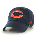 Chicago Bears NFL 47 Brand Men Navy Clean up Adjustable Hat product image 1, provided for visual reference and product