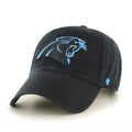 Carolina Panthers NFL 47 Brand Men Black Clean up Adjustable Hat product image 1, provided for visual reference and product