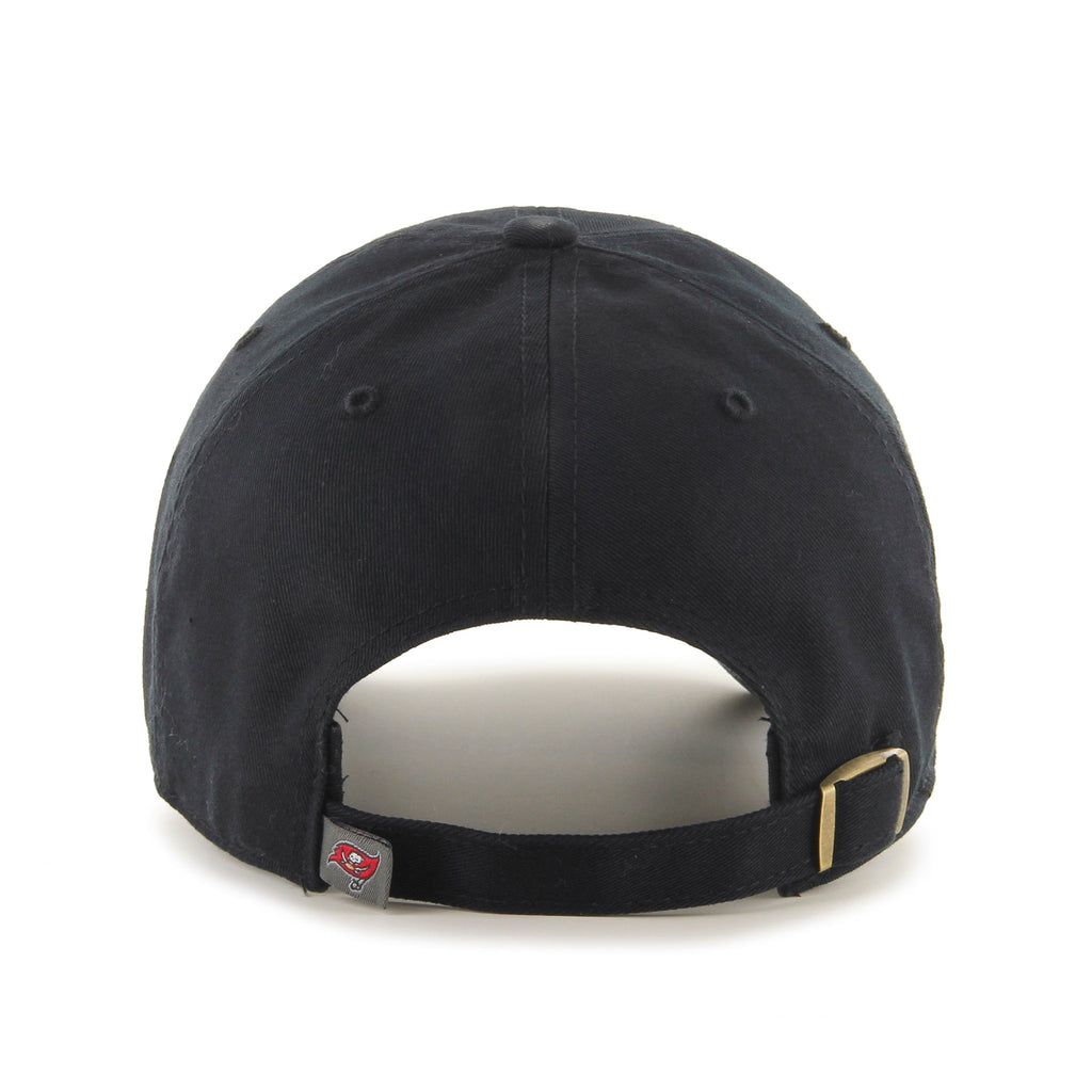 Tampa Bay Buccaneers NFL 47 Brand Men Black Clean up Adjustable Hat product image 2, provided for visual reference and