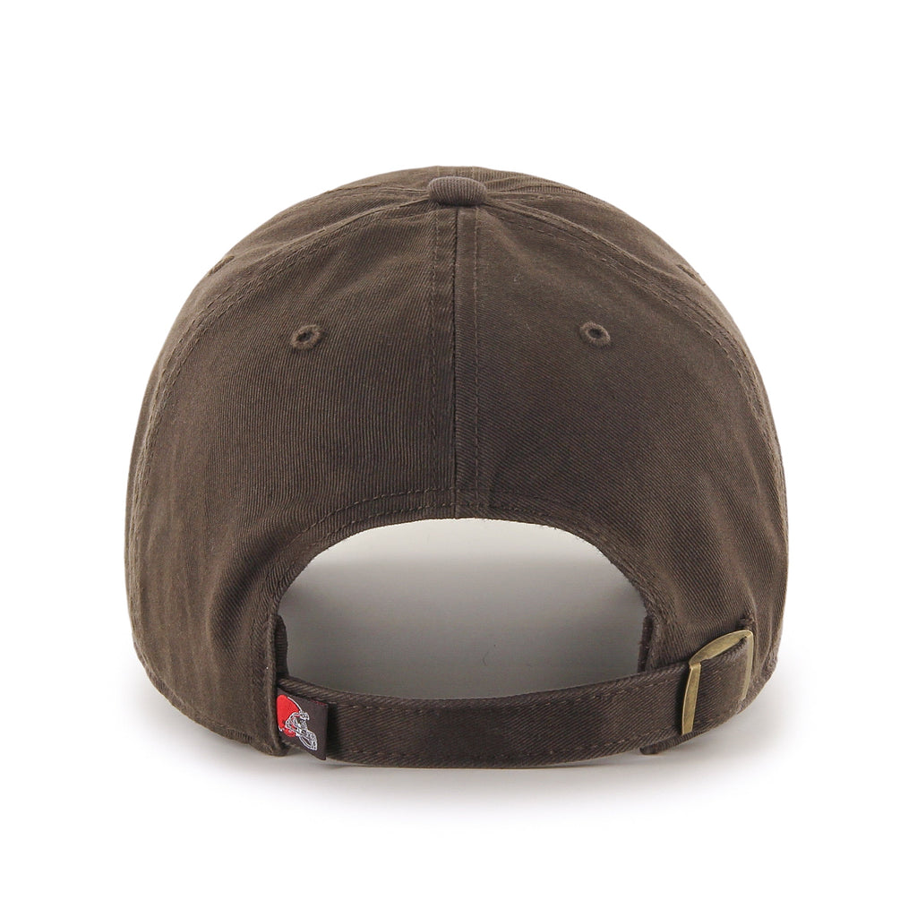 Cleveland Browns NFL 47 Brand Men Brown Clean up Adjustable Hat product image 2, provided for visual reference and product