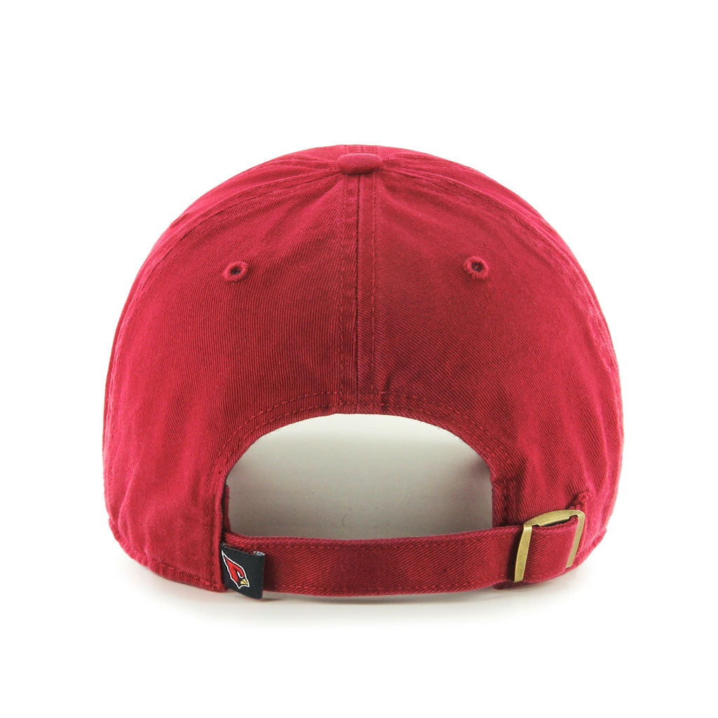 Arizona Cardinals NFL 47 Brand Men Cardinal Red Clean up Adjustable Hat product image 2, provided for visual reference and