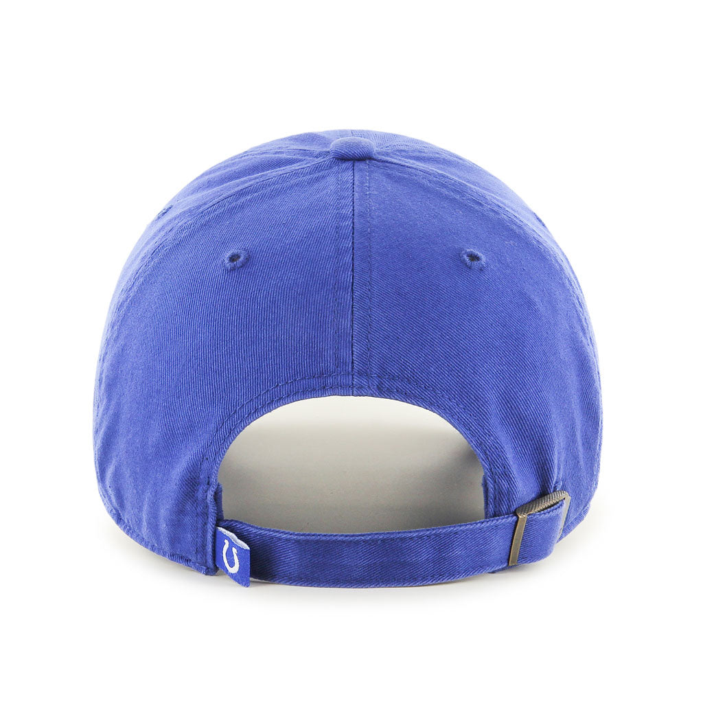 Indianapolis Colts NFL 47 Brand Men Royal Clean up Adjustable Hat product image 2, provided for visual reference and product