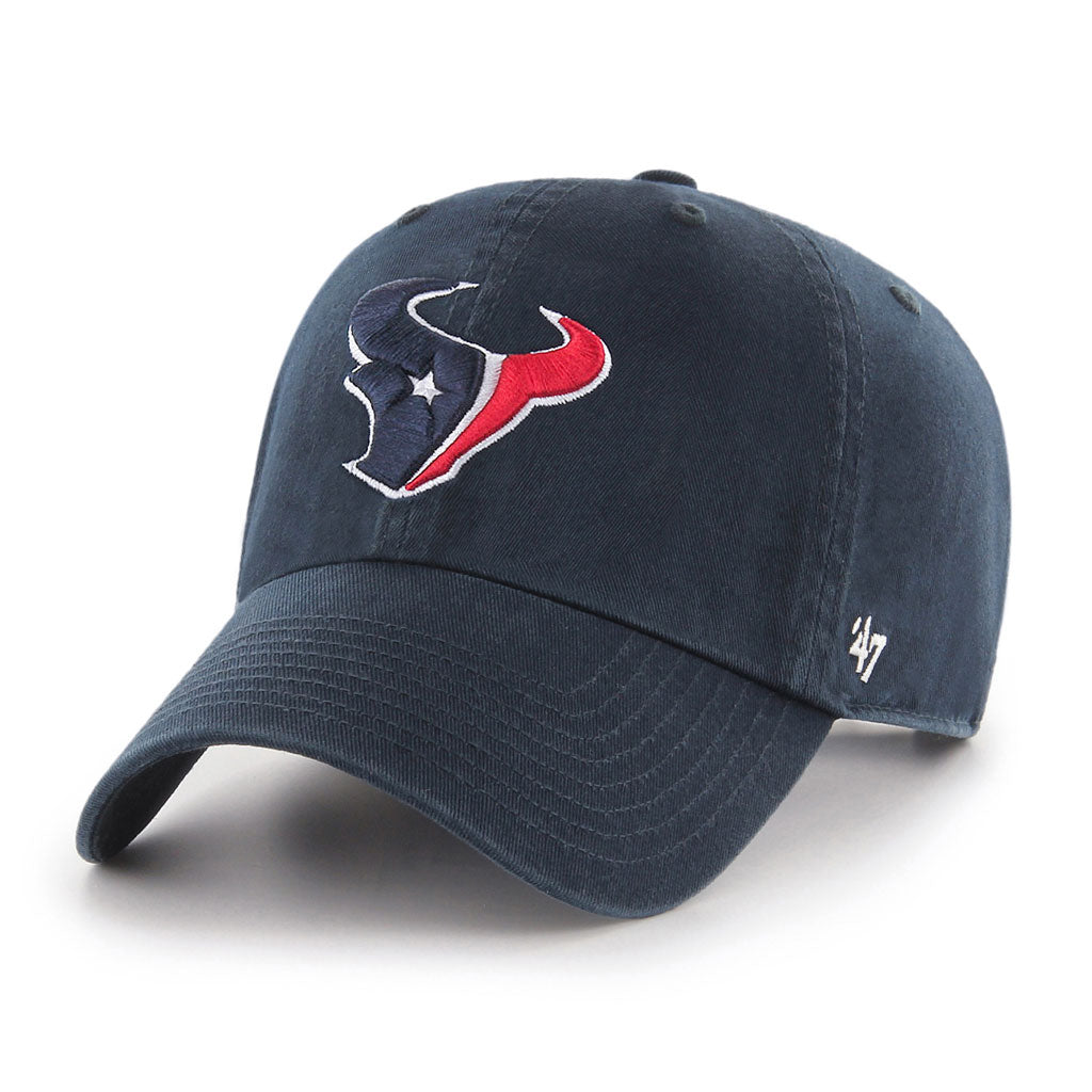 Houston Titans NFL 47 Brand Men Navy Clean up Adjustable Hat product image 1, provided for visual reference and product