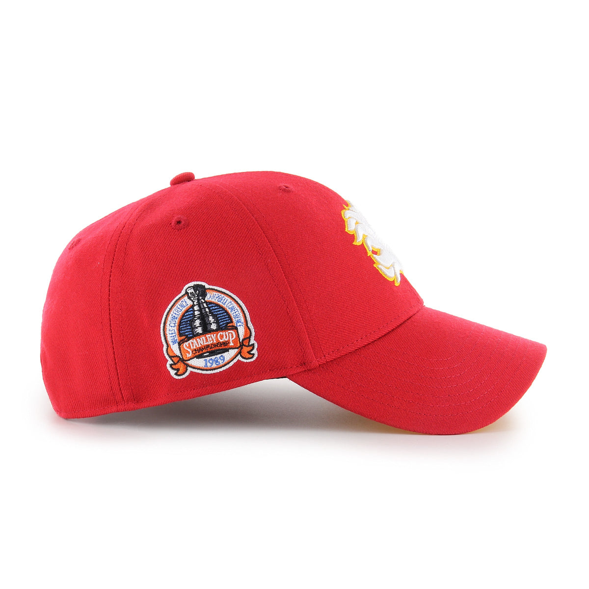 Calgary Flames NHL 47 Brand Men Red 1989 Stanley Cup Championship MVP Sure Shot Snapback product image 3, provided for