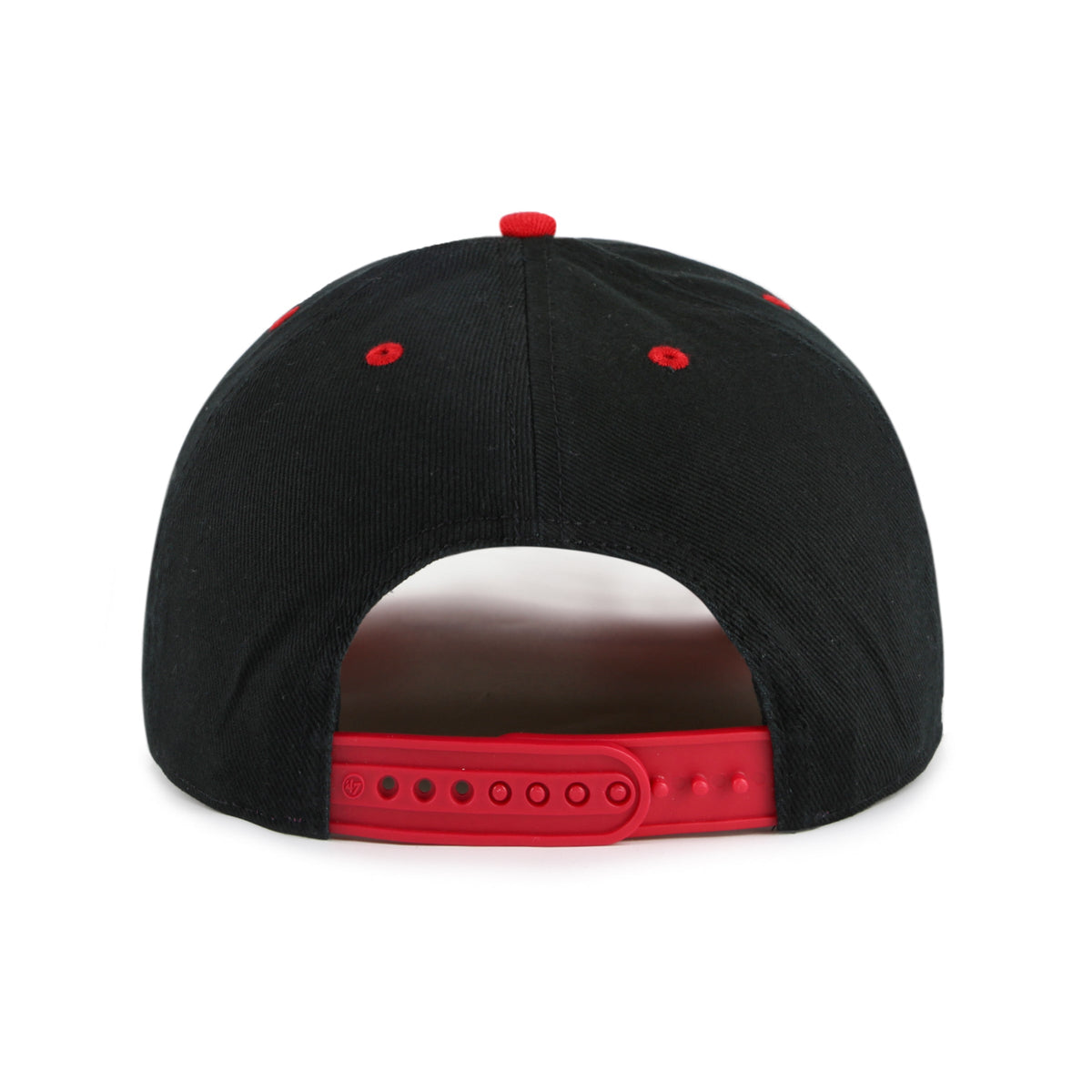 Toronto Raptors NBA 47 Brand Men Black Double Header Baseline Hitch Adjustable Hat product image 3, provided for visual
