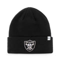 Las Vegas Raiders NFL 47 Brand Men Black Raised Cuff Knit Hat product image 1, provided for visual reference and product