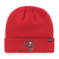 Tampa Bay Buccaneers NFL 47 Brand Men Red Raised Cuff Knit Hat product image 1, provided for visual reference and product