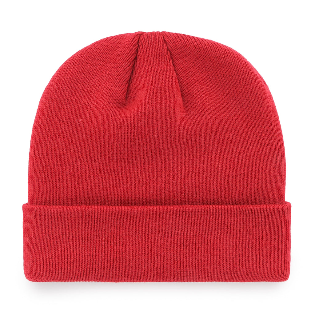 Tampa Bay Buccaneers NFL 47 Brand Men Red Raised Cuff Knit Hat product image 2, provided for visual reference and product