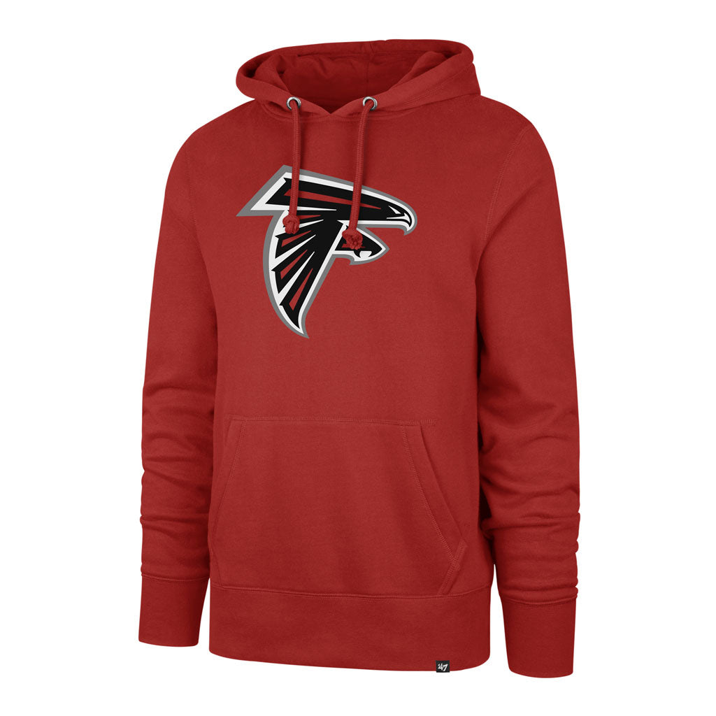 Atlanta Falcons NFL 47 Brand Men Red Imprint Headline Pullover Hoodie product image 1, provided for visual reference and