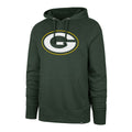 Green Bay Packers NFL 47 Brand Men Green Imprint Headline Pullover Hoodie product image 1, provided for visual reference and