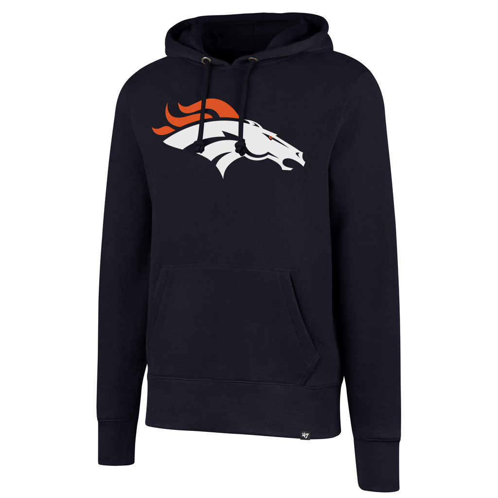 Denver Broncos NFL 47 Brand Men Black Imprint Headline Pullover Hoodie product image 1, provided for visual reference and