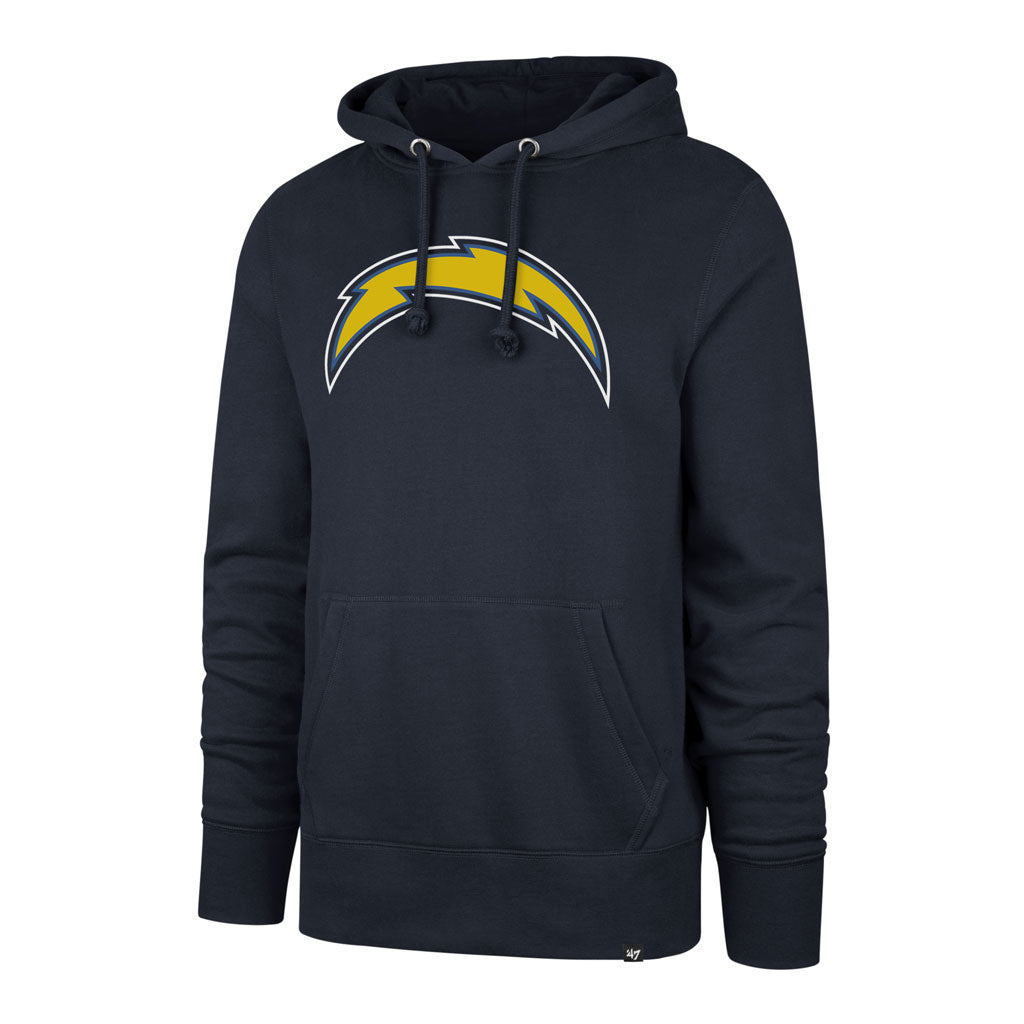 Los Angeles Chargers NFL 47 Brand Men Black Imprint Headline Pullover Hoodie product image 1, provided for visual reference