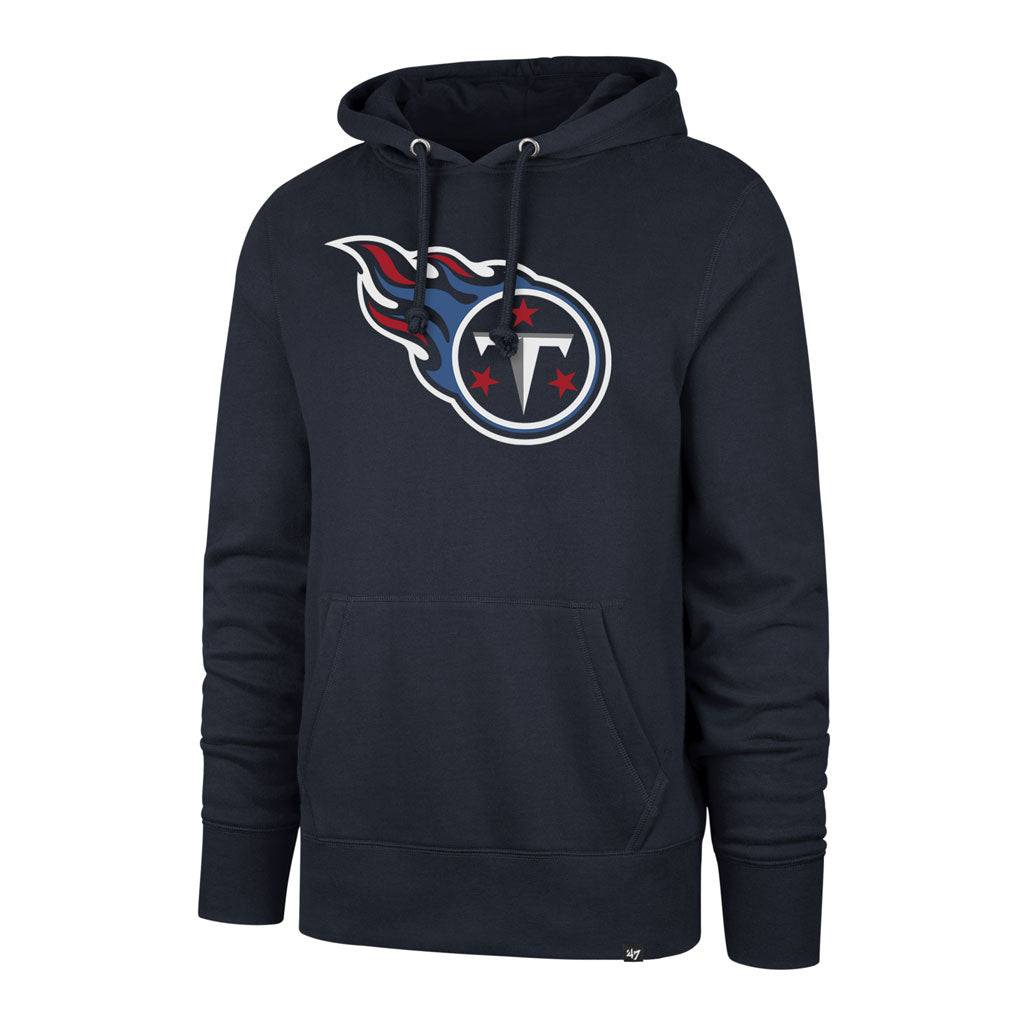 Tennessee Titans NFL 47 Brand Men Navy Imprint Headline Pullover Hoodie product image 1, provided for visual reference and