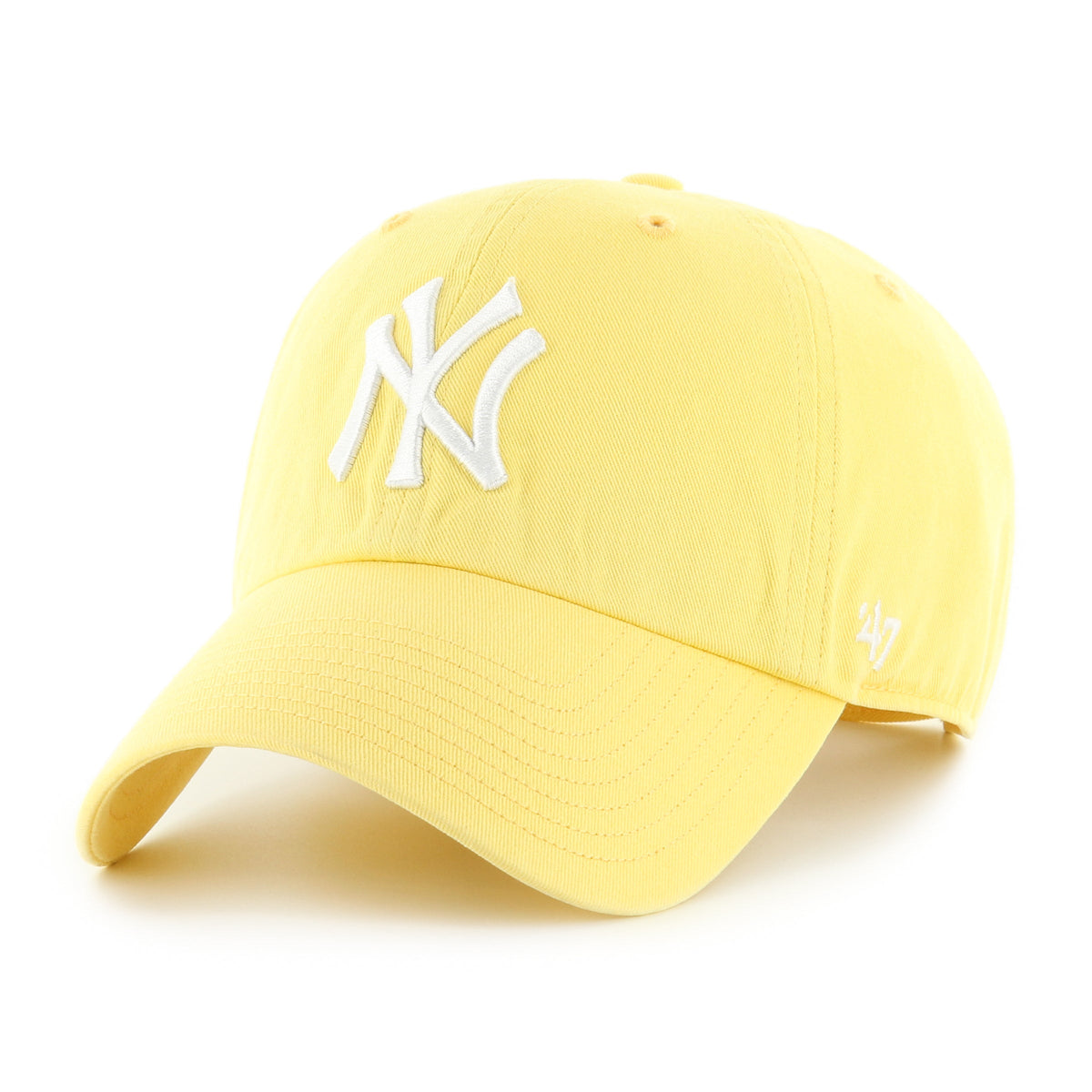 New York Yankees MLB 47 Brand Men Maize Clean Up Adjustable Hat product image 1, provided for visual reference and product
