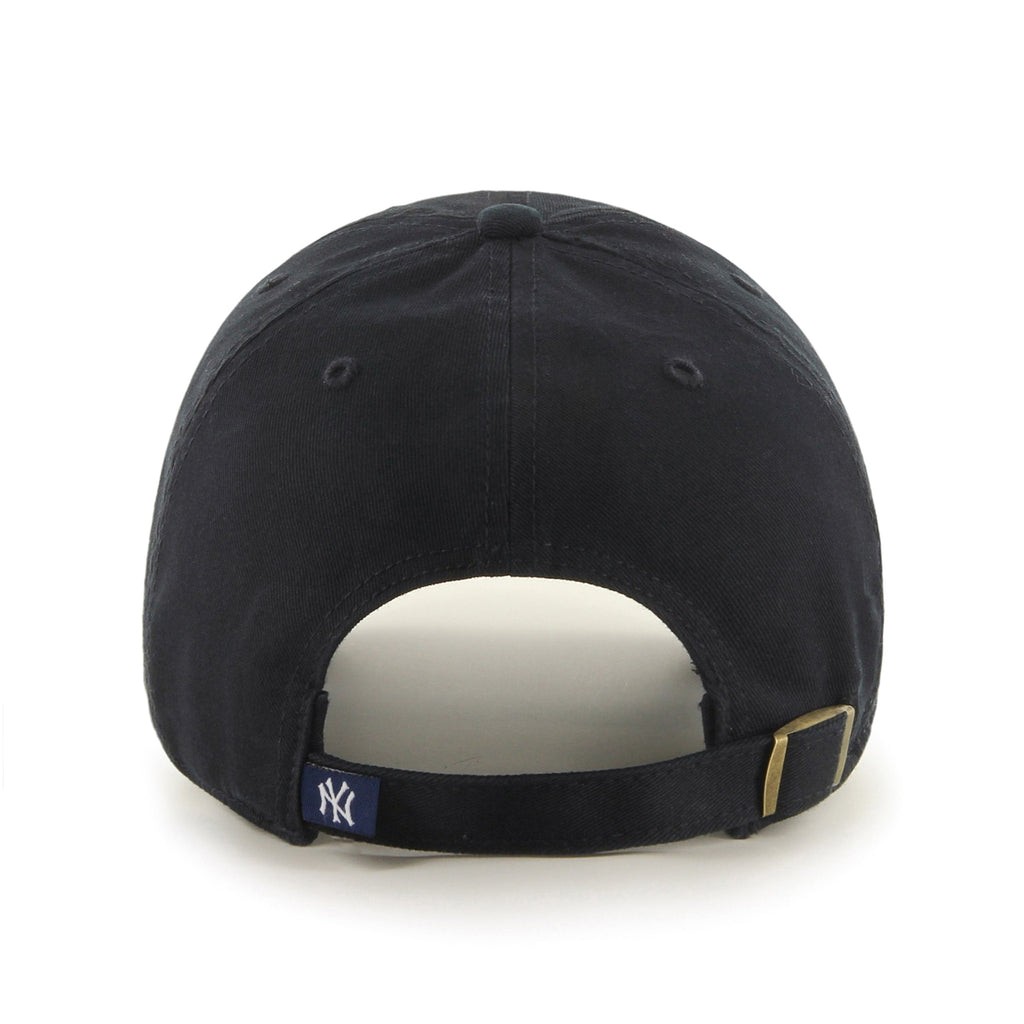 New York Yankees MLB 47 Brand Men Black Clean Up Adjustable Hat product image 2, provided for visual reference and product