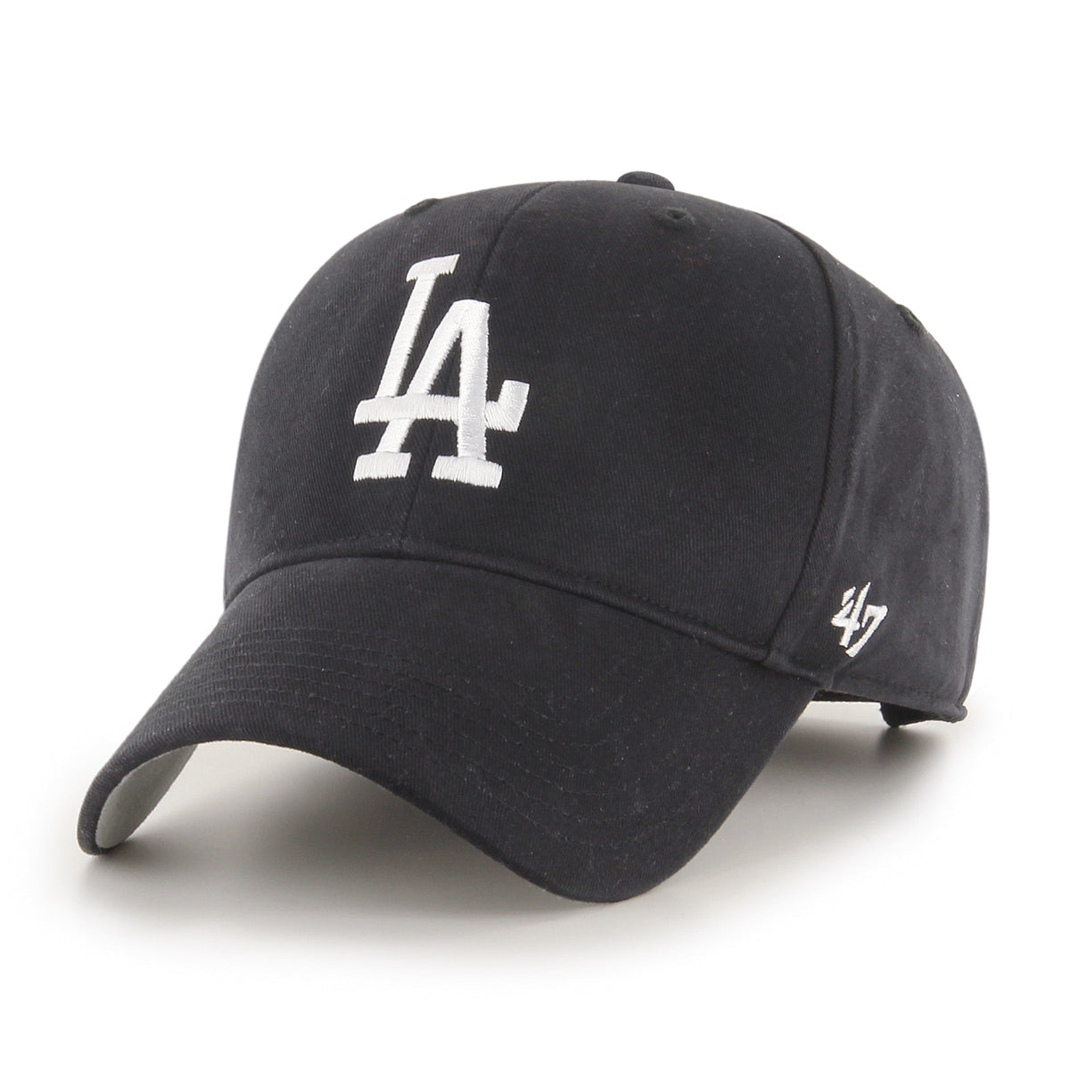 Los Angeles Dodgers MLB 47 Brand Men Black MVP Adjustable Hat product image 1, provided for visual reference and product