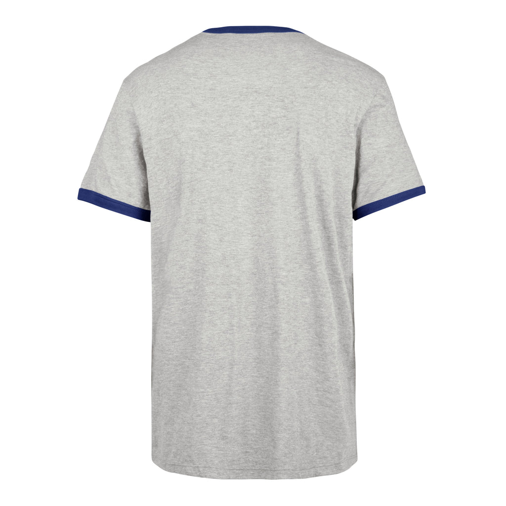 Montreal Expos MLB 47 Brand Men Athletic Grey Wax Pack Ringer T-Shirt product image 2, provided for visual reference and