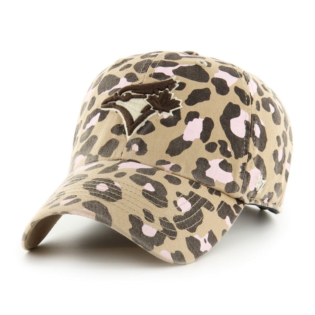 Toronto Blue Jays MLB 47 Brand Women Leopard Clean Up Adjustable Hat product image 1, provided for visual reference and