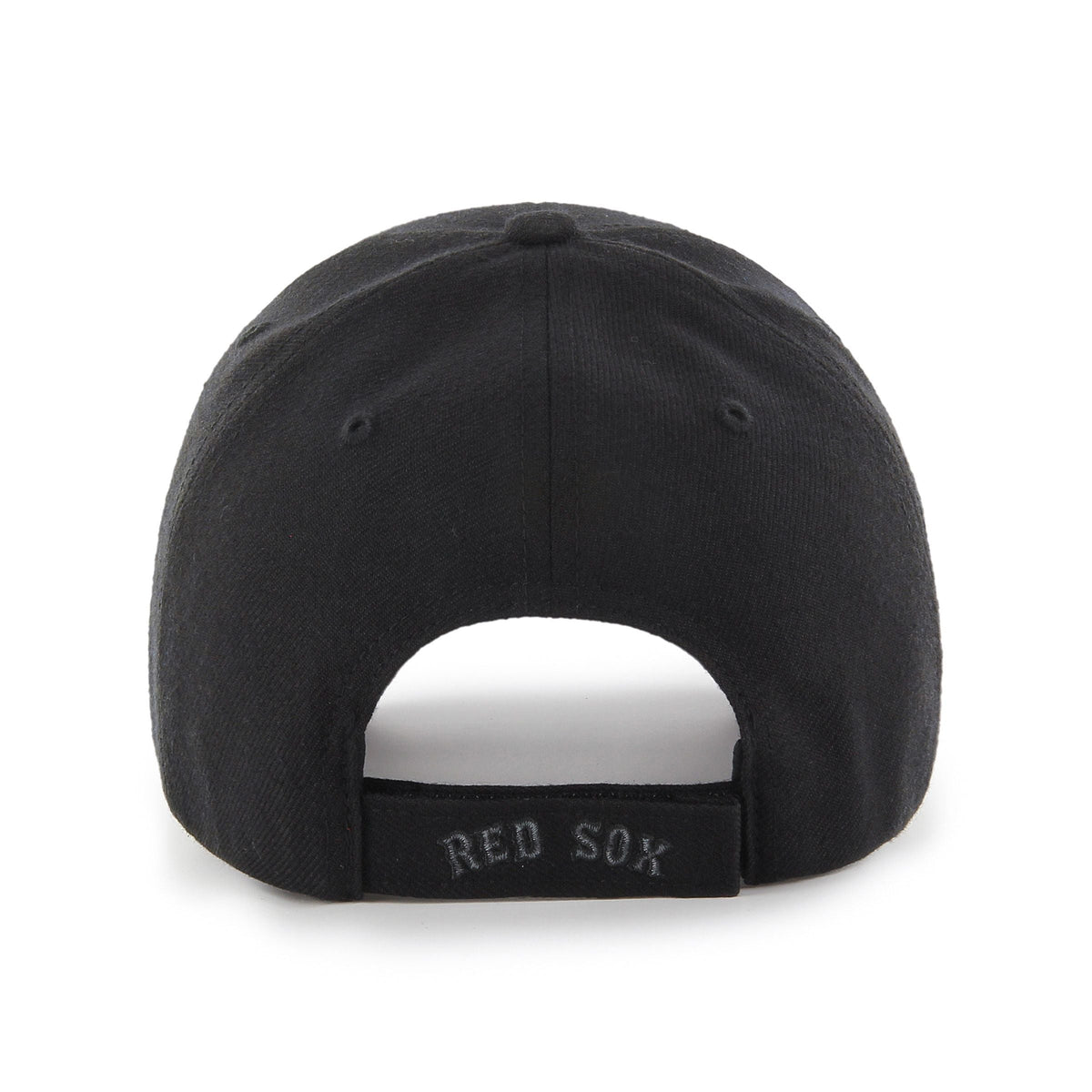Boston Red Sox MLB 47 Brand Men Black MVP Adjustable Hat product image 2, provided for visual reference and product detail