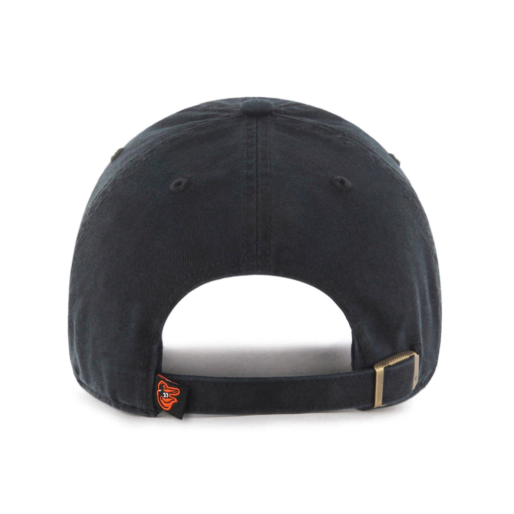 Baltimore Orioles MLB 47 Brand Men Black Clean Up Adjustable Hat product image 2, provided for visual reference and product