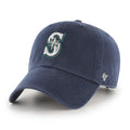 Seattle Mariners MLB 47 Brand Men Navy Blue Clean Up Adjustable Hat product image 1, provided for visual reference and