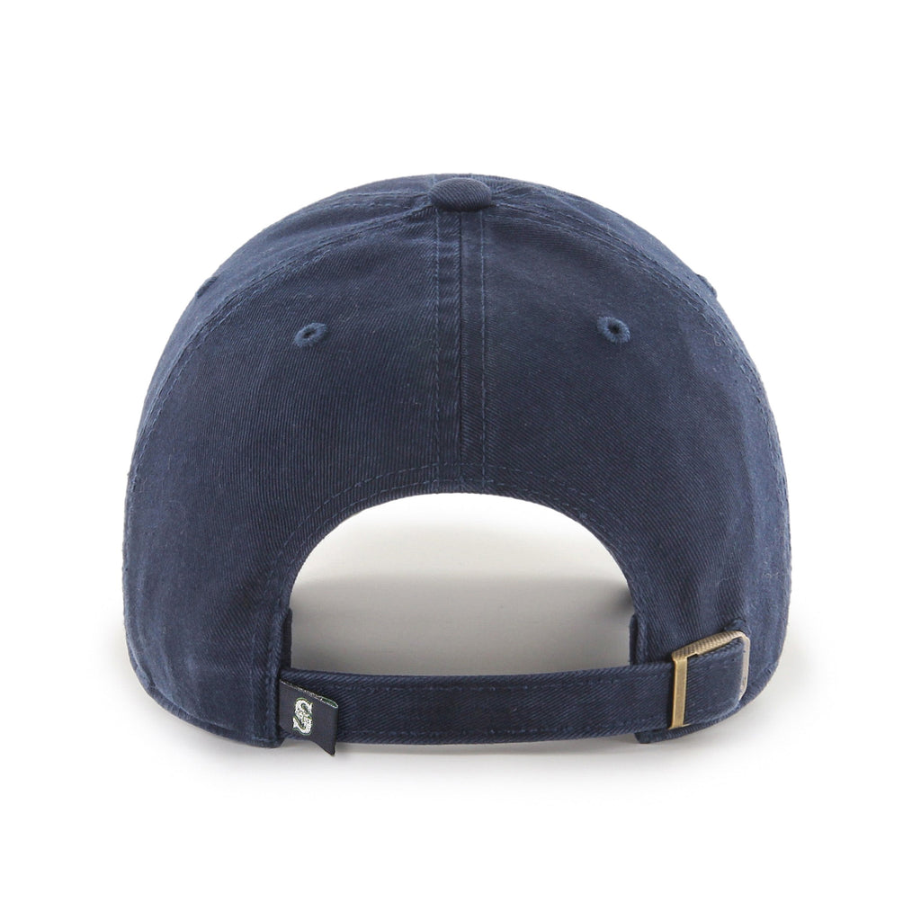 Seattle Mariners MLB 47 Brand Men Navy Blue Clean Up Adjustable Hat product image 2, provided for visual reference and