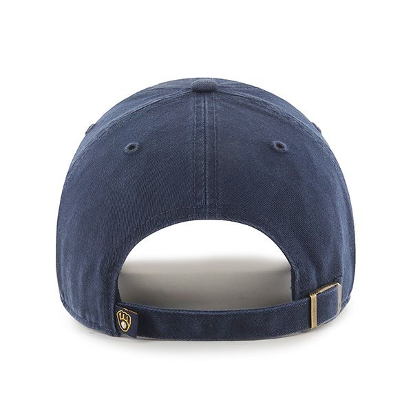 Milwaukee Brewers MLB 47 Brand Men Navy Blue Clean Up Adjustable Hat product image 2, provided for visual reference and
