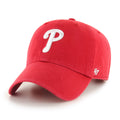 Philadelphia Phillies MLB 47 Brand Men Red Clean Up Adjustable Hat product image 1, provided for visual reference and