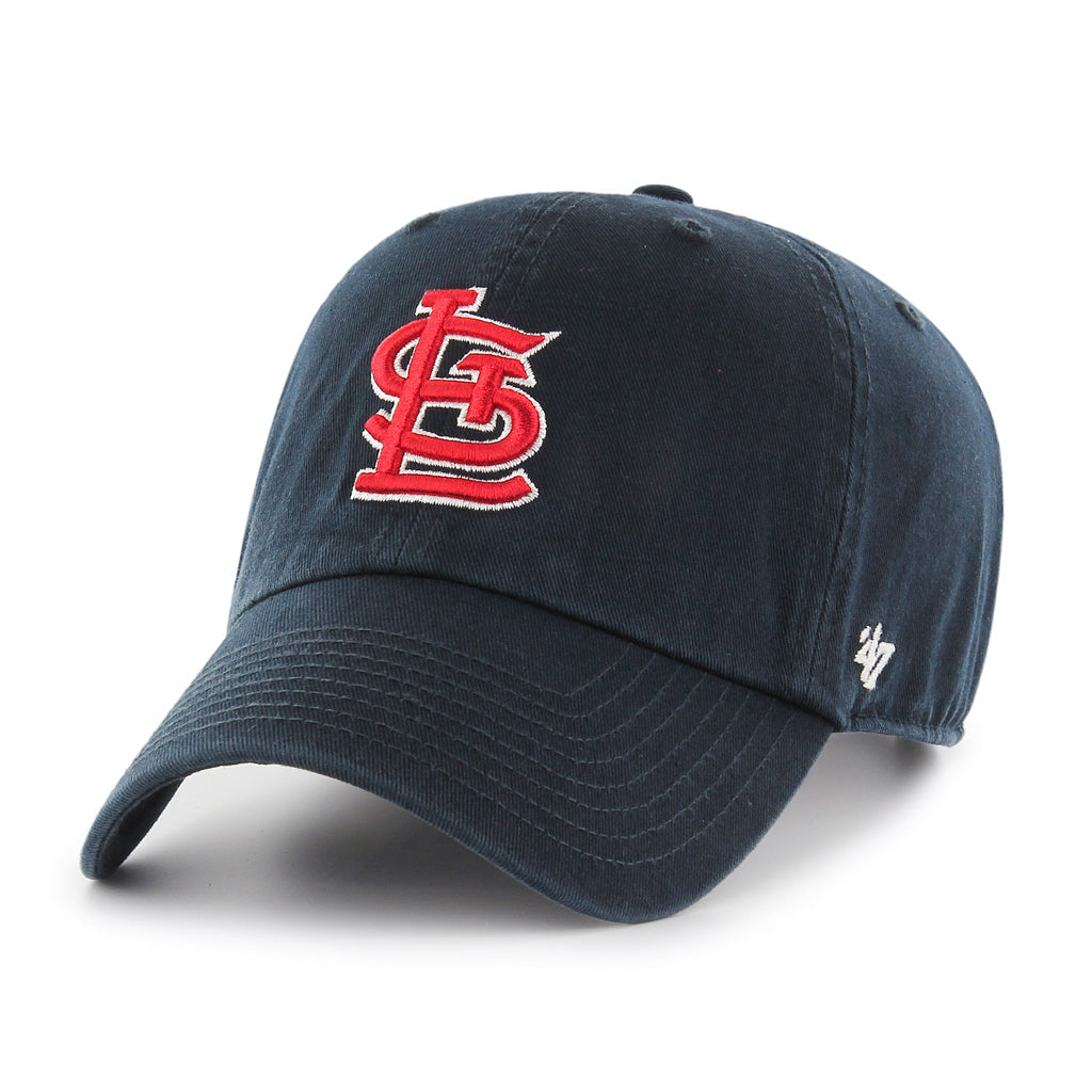 St. Louis Cardinals MLB 47 Brand Men Midnight Navy Clean Up Adjustable Hat product image 1, provided for visual reference