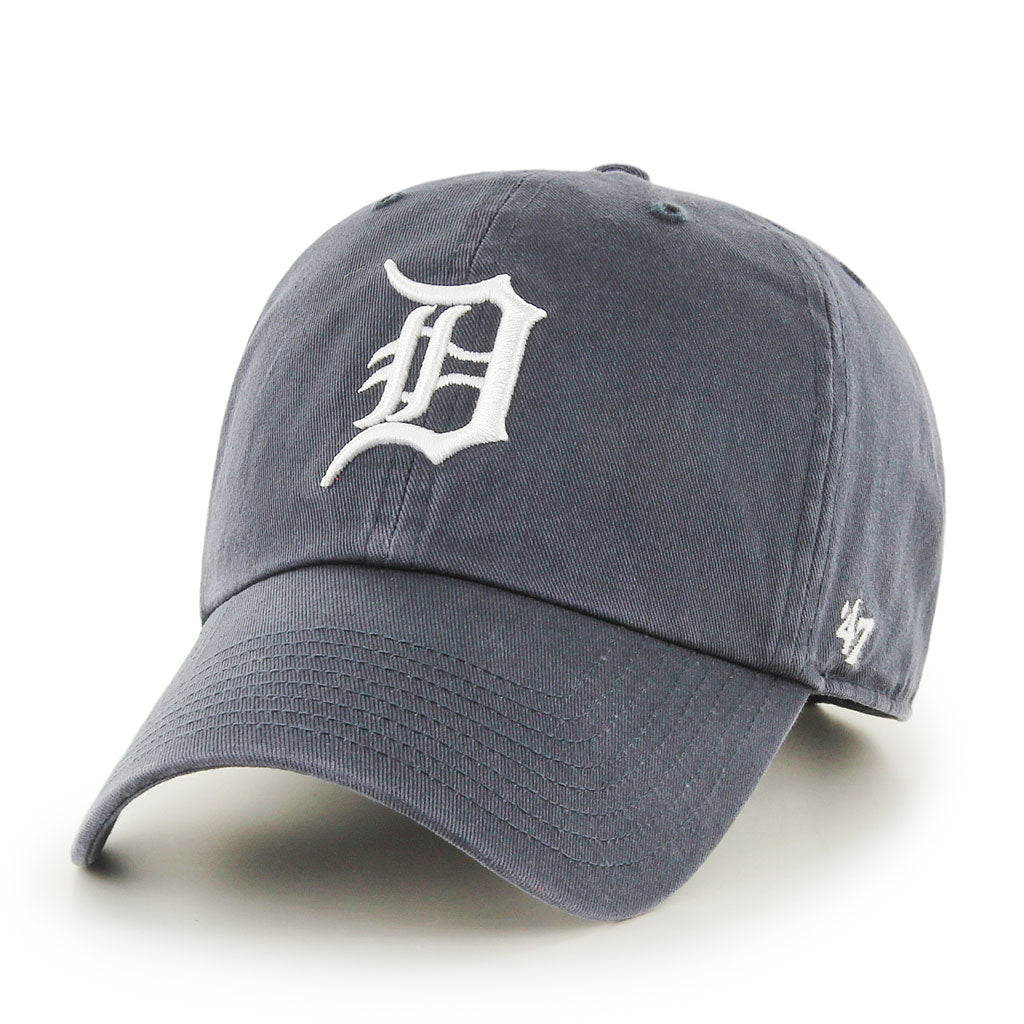 Detroit Tigers MLB 47 Brand Men Grey Clean Up Adjustable Hat product image 1, provided for visual reference and product
