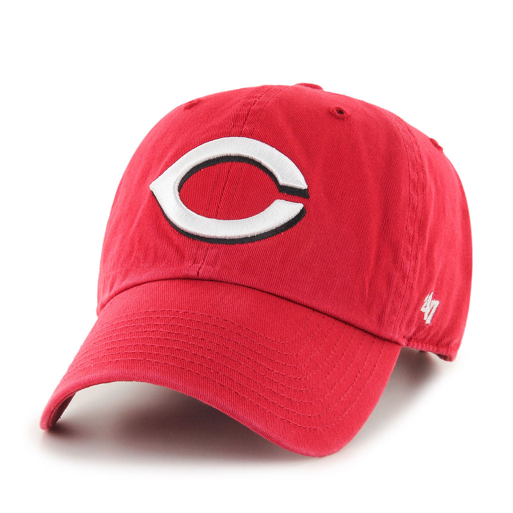 Cincinnati Reds MLB 47 Brand Men Red Clean Up Adjustable Hat product image 1, provided for visual reference and product