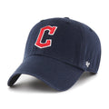 Cleveland Guardians MLB 47 Brand Men Navy Clean Up Adjustable Hat product image 1, provided for visual reference and product