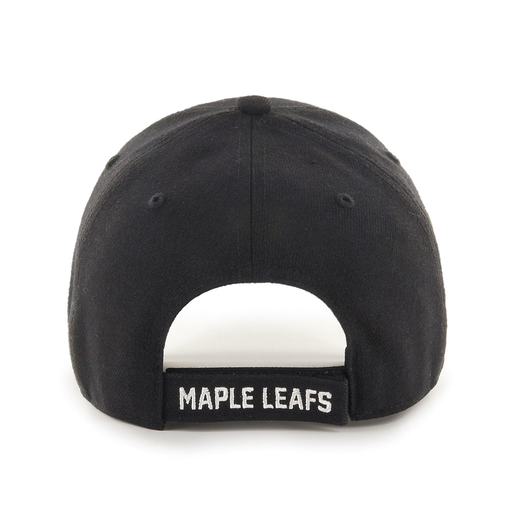Toronto Maples Leafs NHL 47 Brand Men Black/White MVP Adjustable Hat product image 2, provided for visual reference and