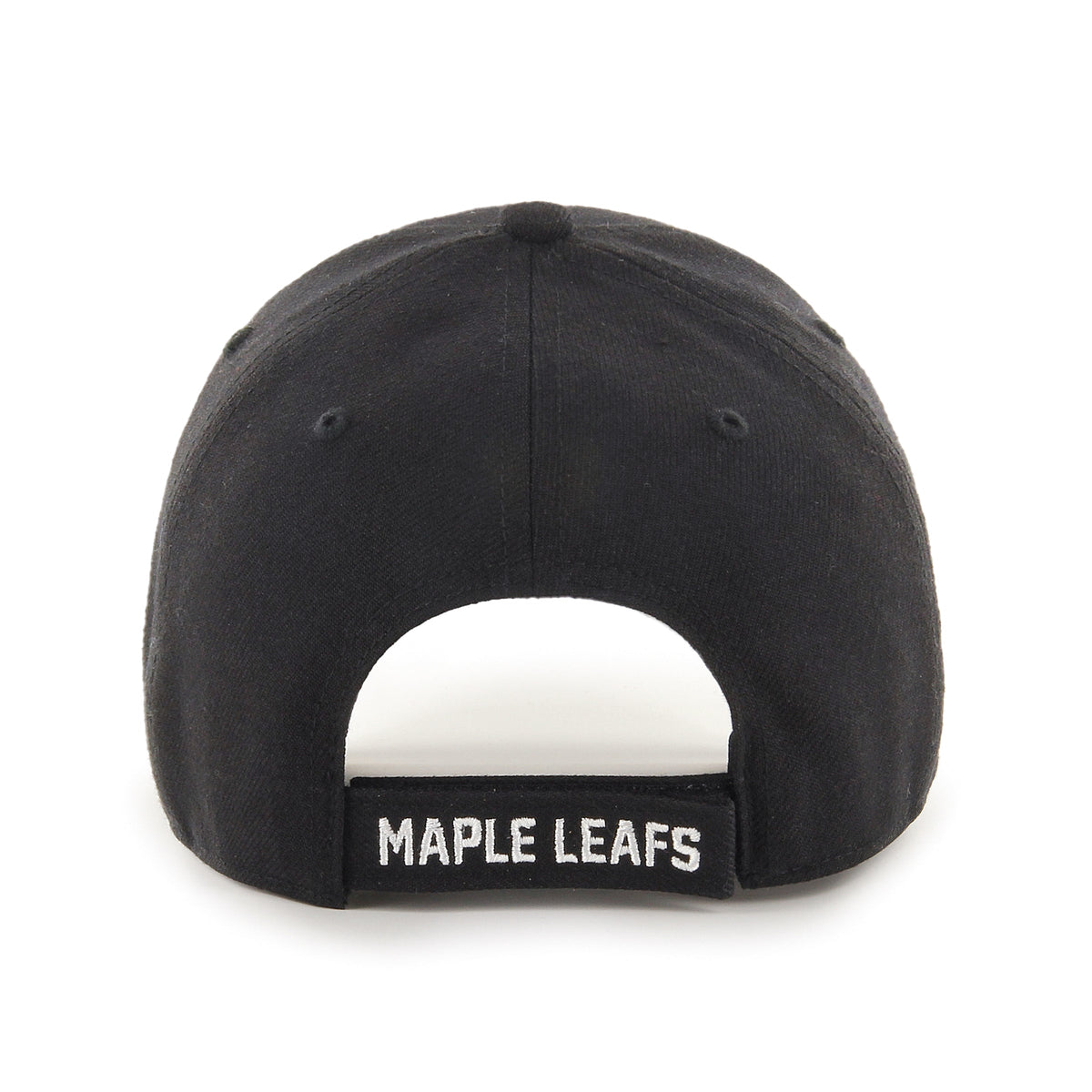 Toronto Maples Leafs NHL 47 Brand Men Black/White MVP Adjustable Hat product image 2, provided for visual reference and