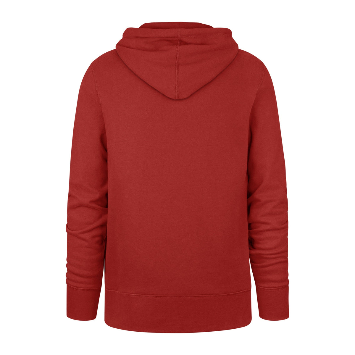 Chicago Bulls NBA 47 Brand Men Red Imprint Headline Pullover Hoodie product image 2, provided for visual reference and