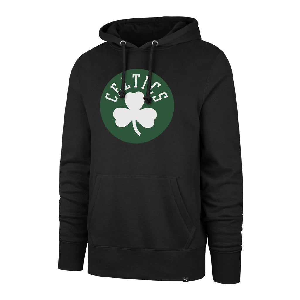 Boston Celtics NBA 47 Brand Men Black Imprint Headline Pullover Hoodie product image 1, provided for visual reference and