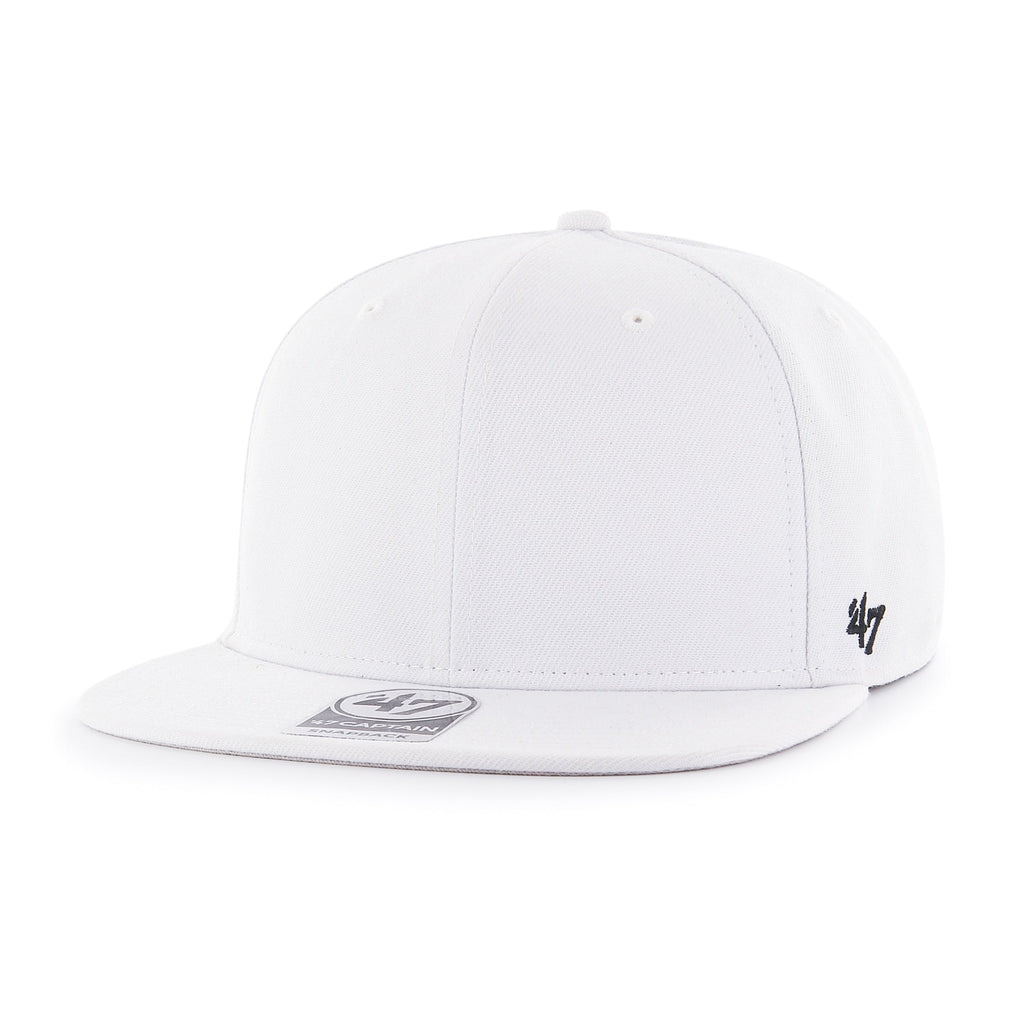 Blank 47 Brand Men White Captain Snapback product image 1, provided for visual reference and product detail review
