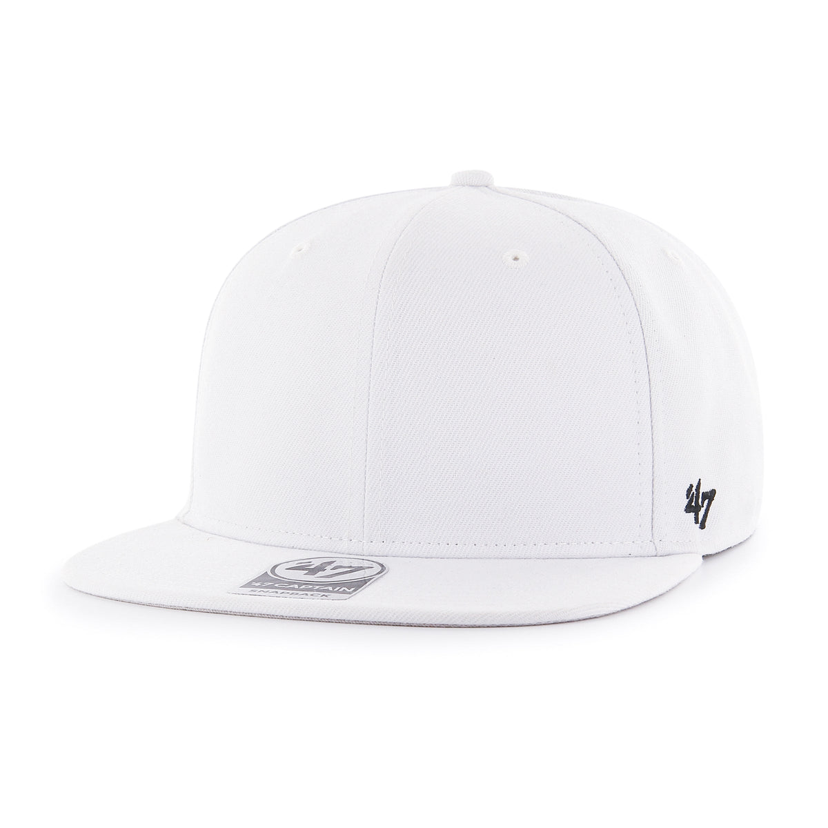 Blank 47 Brand Men White Captain Snapback product image 1, provided for visual reference and product detail review