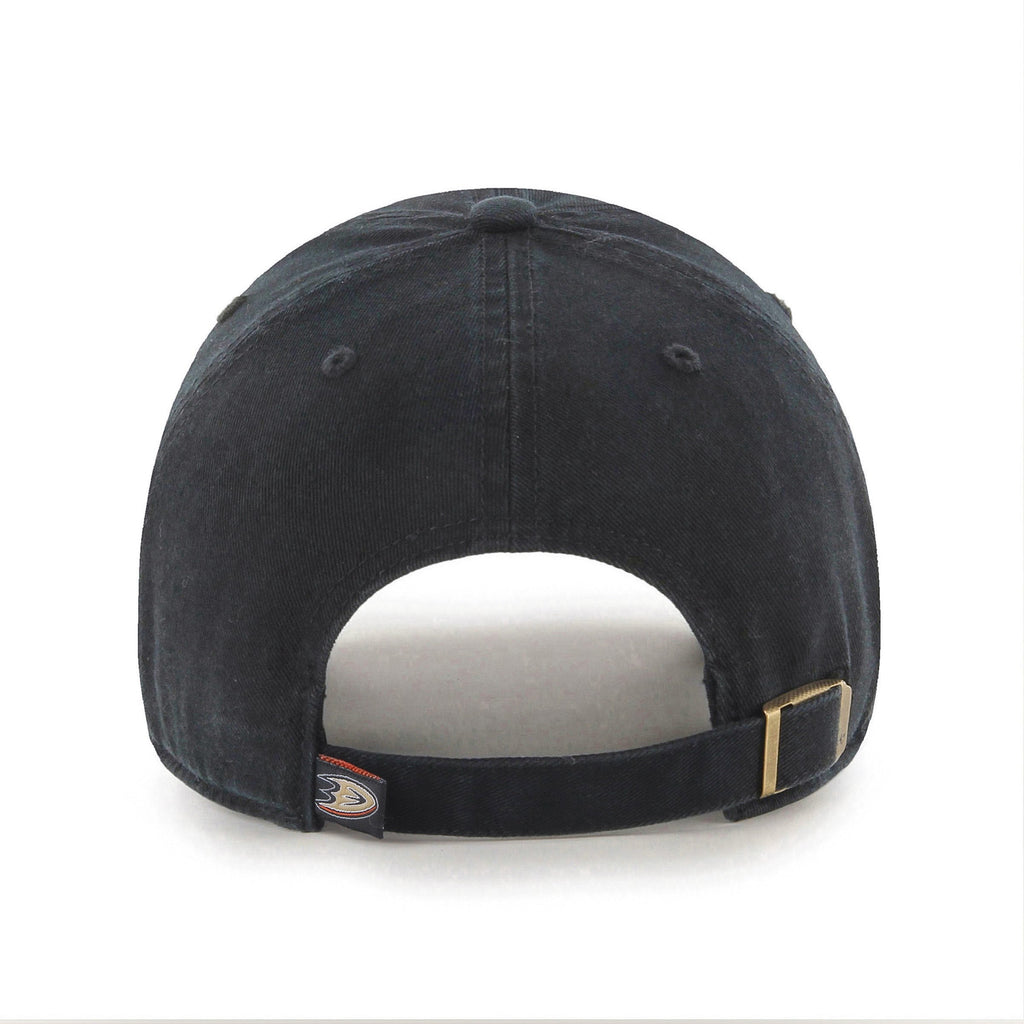 Anaheim Ducks NHL 47 Brand Men Black Vintage Clean Up Adjustable Hat product image 2, provided for visual reference and
