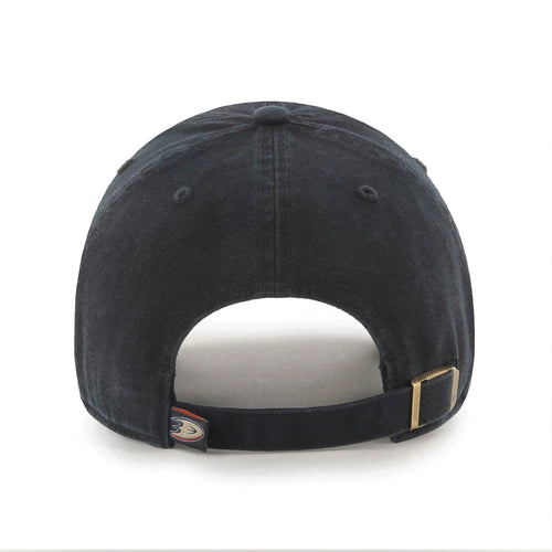 Anaheim Ducks NHL 47 Brand Men Black Vintage Clean Up Adjustable Hat product image 2, provided for visual reference and