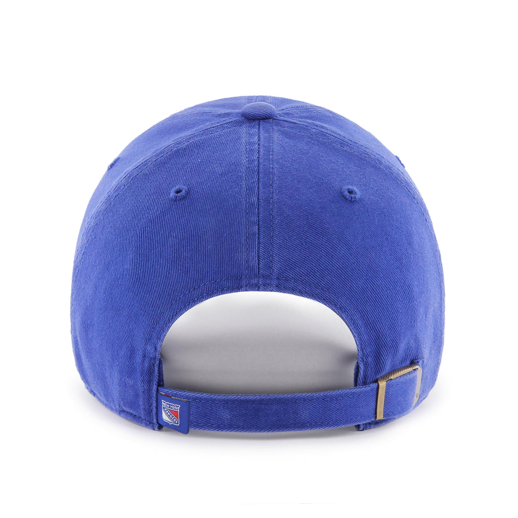 New York Rangers NHL 47 Brand Men Royal Clean Up Adjustable Hat product image 2, provided for visual reference and product