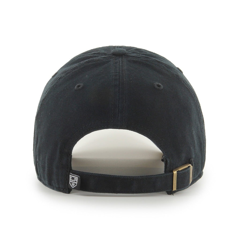 Los Angeles Kings NHL 47 Brand Men Black Clean Up Adjustable Hat product image 2, provided for visual reference and product