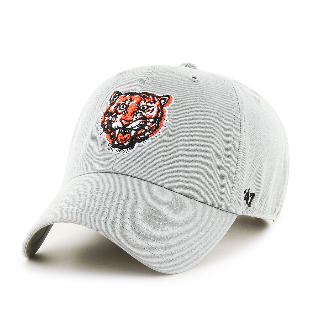 Detroit Tigers MLB 47 Brand Men Grey 1957 Vintage Clean Up Adjustable Hat product image 1, provided for visual reference and