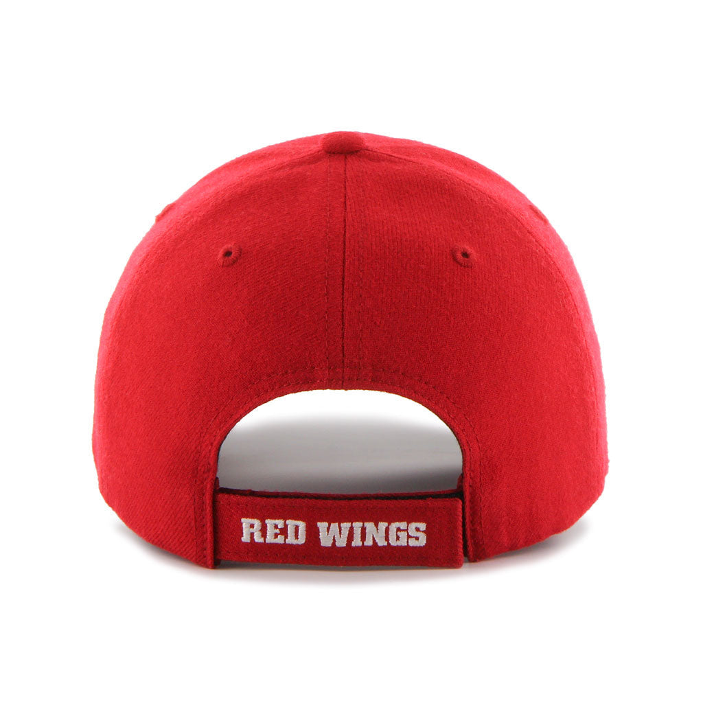 Detroit Red Wings NHL 47 Brand Men Red MVP Adjustable Hat product image 2, provided for visual reference and product detail