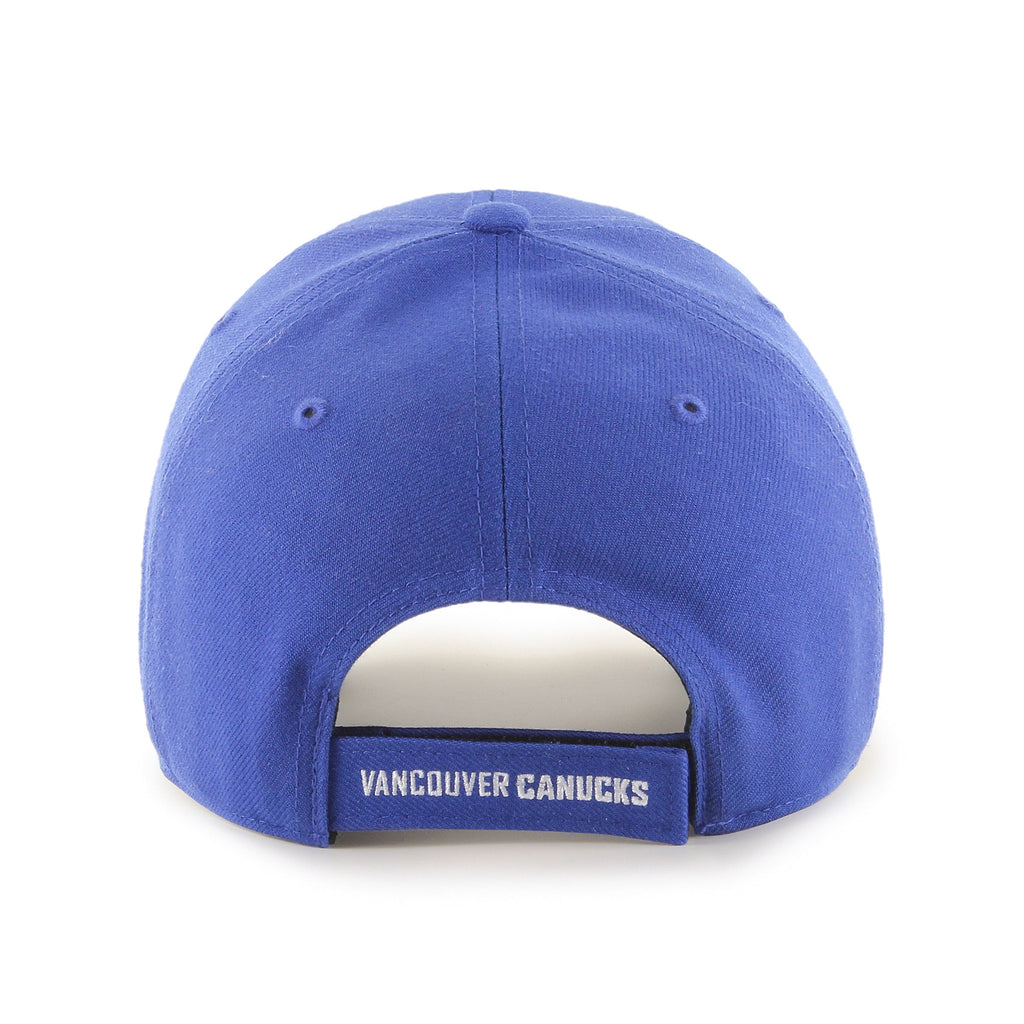 Vancouver Canucks NHL 47 Brand Men Royal MVP Adjustable Hat product image 2, provided for visual reference and product