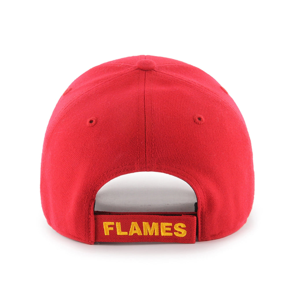 Calgary Flames NHL 47 Brand Men Red MVP Adjustable Hat product image 2, provided for visual reference and product detail